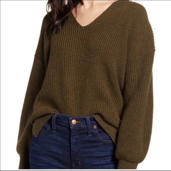 NWT Madewell  Thornton Balloon Sleeve Sweater size XXL - Picture 9 of 9